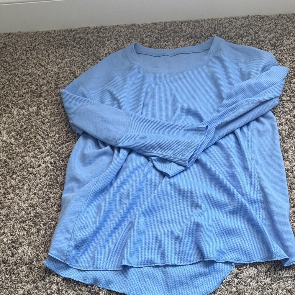 Amazon Women's Long Sleeve Blue Top